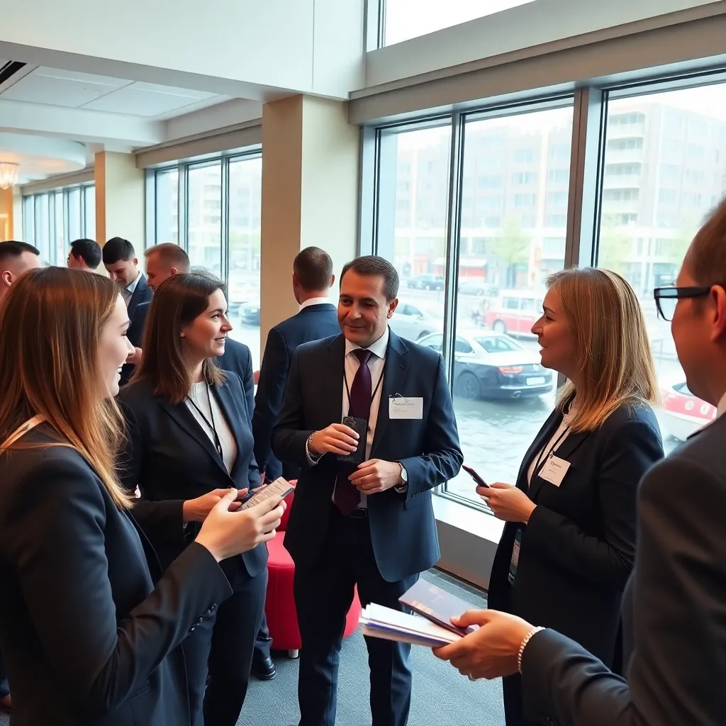 Professionele netwerkevenement in Amsterdam met zakelijke professionals