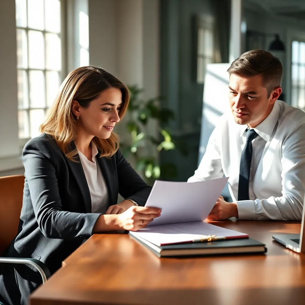 Persoonlijk ontwikkelingsplan bespreking tussen coach en professional