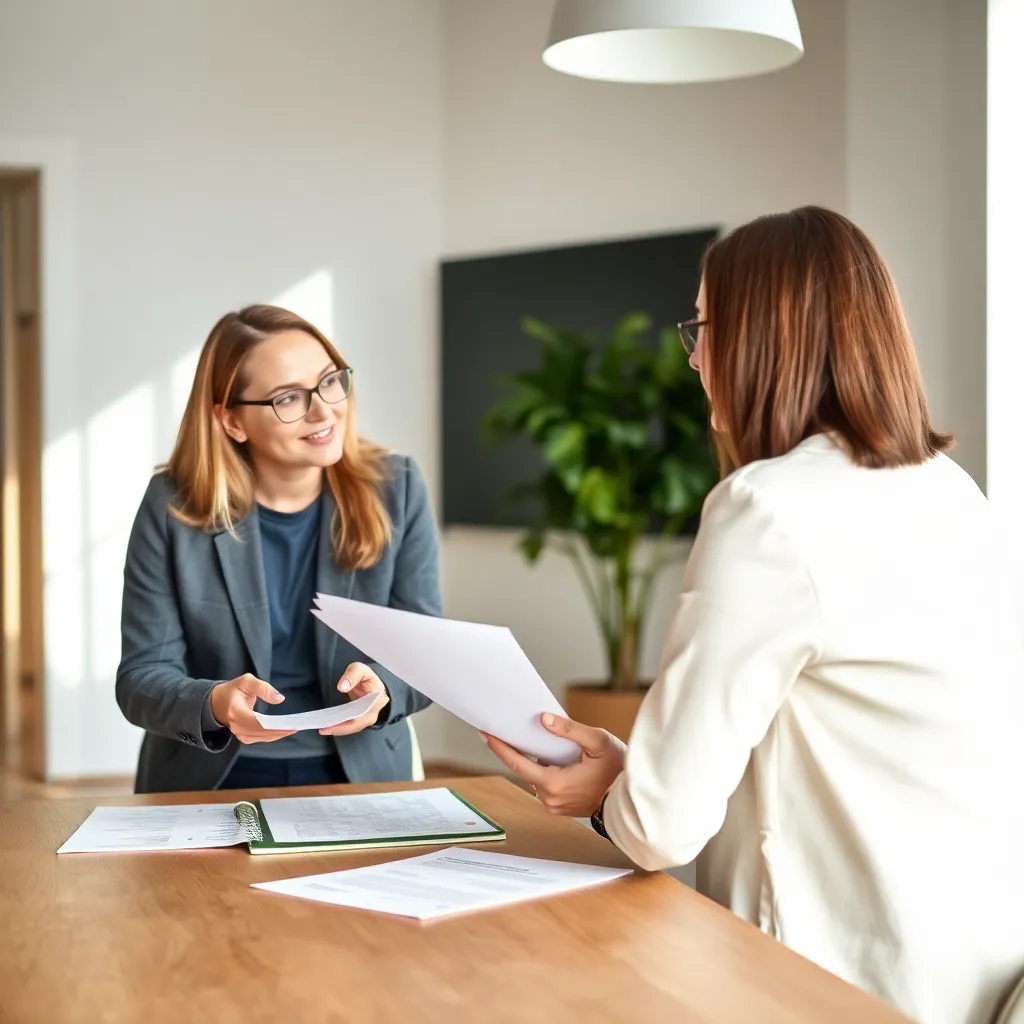 Nederlandse professional die aantekeningen maakt tijdens een voortgangsgesprek over persoonlijke ontwikkeling